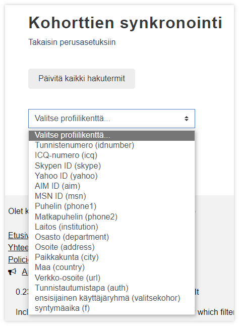 Lisää Käyttäjät Automaattisesti Kohortteihin (kohorttien Synkronointi)